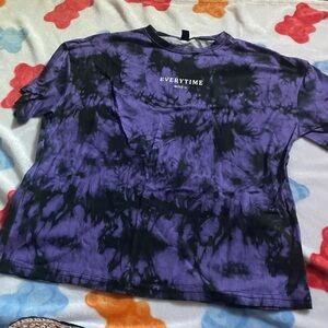 Purple Tie-Dye Shirt